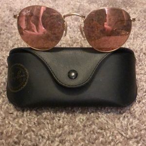 ROSE LENSE ROUND METAL RB3447 RAY BANS